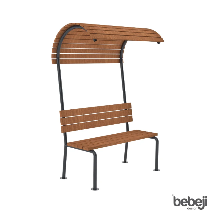 Wooden&Metal Bench J9815